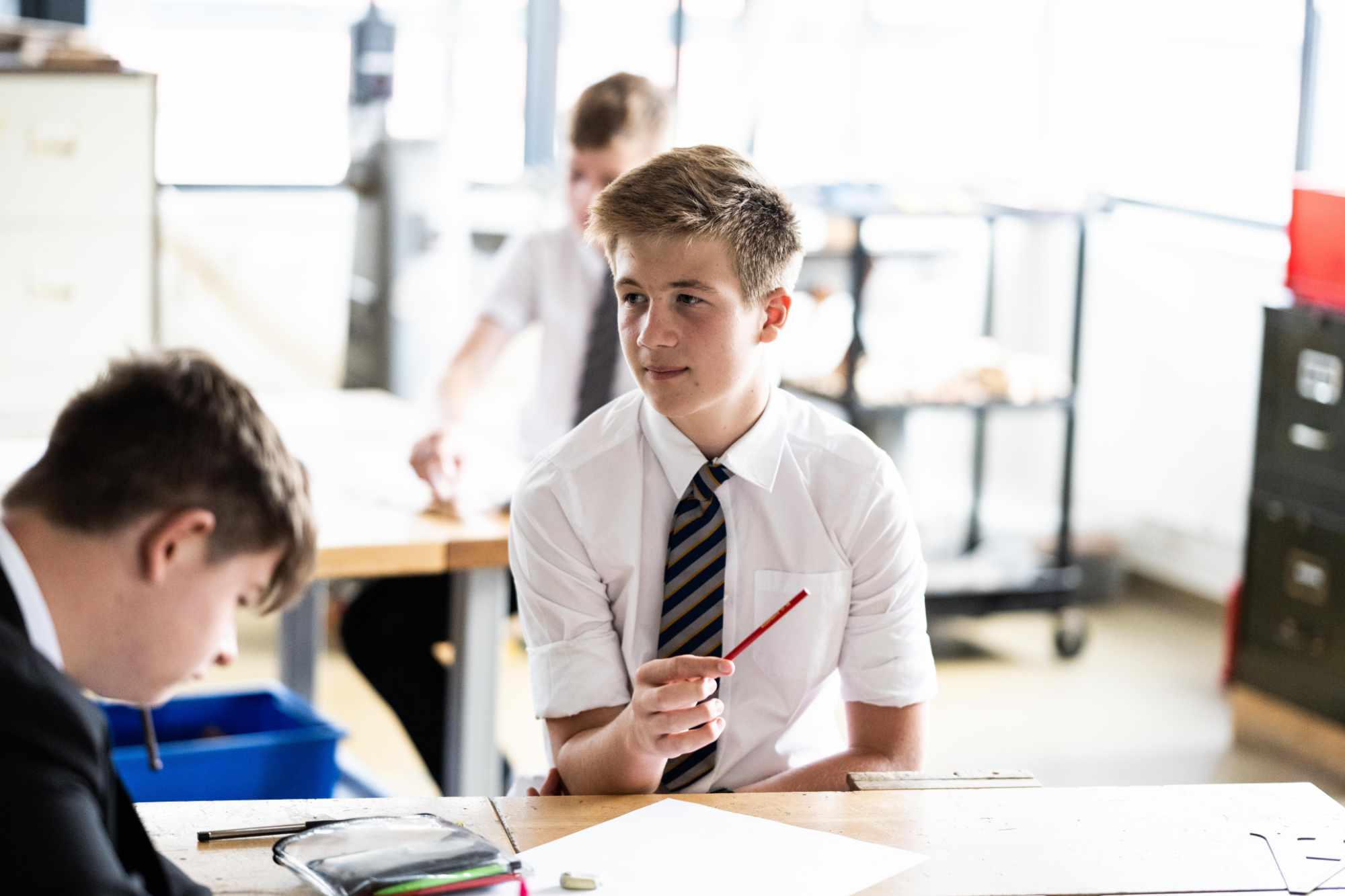 Boy In Class